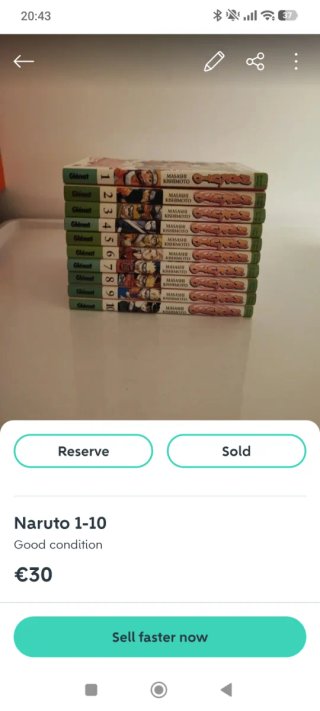 Todos los manga de mi perfil