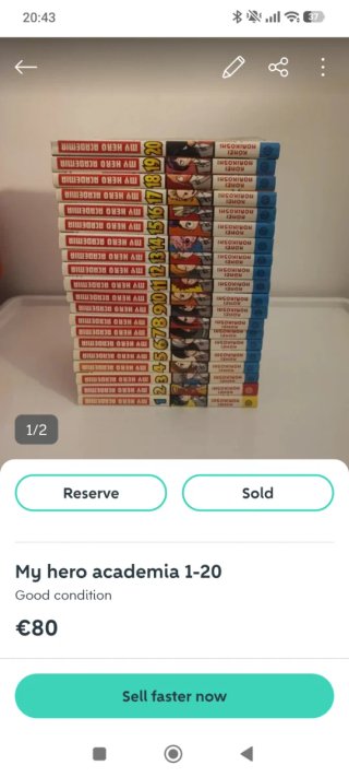 Todos los manga de mi perfil