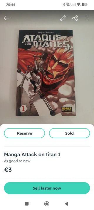 Todos los manga de mi perfil