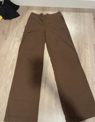 Pantalones anchos marrones