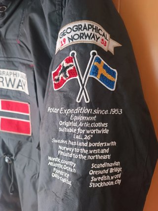 Chaqueta Geographical Norway Negra Hombre