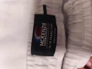 Conjunto McKenzie Blanco y Azul talla 13/15 años