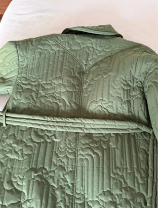 Abrigo Acolchado Gilda Damson Madder Verde