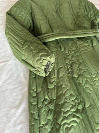 Abrigo Acolchado Gilda Damson Madder Verde