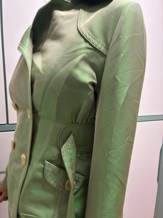 Cazadora verde mujer talla pequeño
