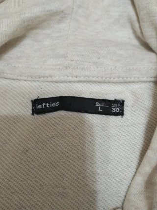 Sudadera con cremallera Lefties, talla L