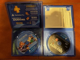 Lote 2 Juegos PS4: Horizon Call of Duty BO 3