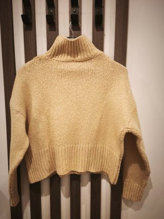 Jersey Beige con Flecos