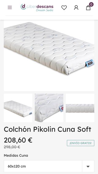 Colchón Cuna Soft Pikolin