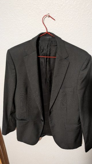 Americana Emidio Tucci Negra Talla S