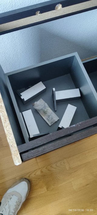 Mueble para lavabo de 80 cm