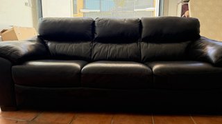 Sofá de Piel Natuzzi Editions marron