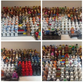 Lote LEGO +320 Figuras/Piezas Sueltas/Sets
