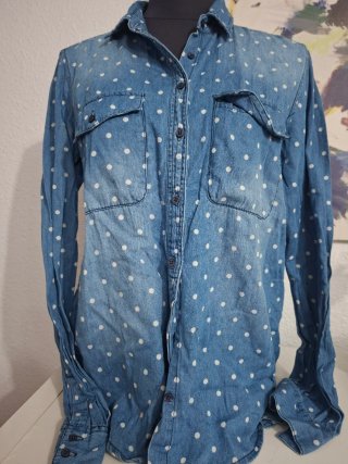Camisa Vaquera con Lunares
