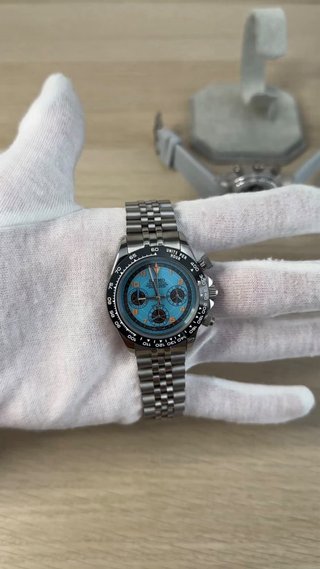Seiko Mod Daytona VK63 Azul Cielo Edición Limitada