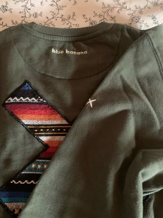 Sudadera Blue Banana Verde