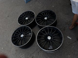 Set de 4 Llantas OZ Racing Negras