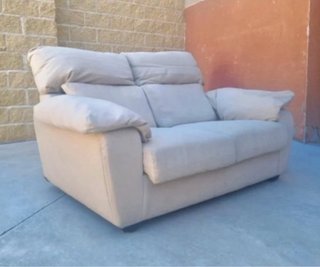 Sofá 2 plazas beige Vogar – 156 cm ancho
