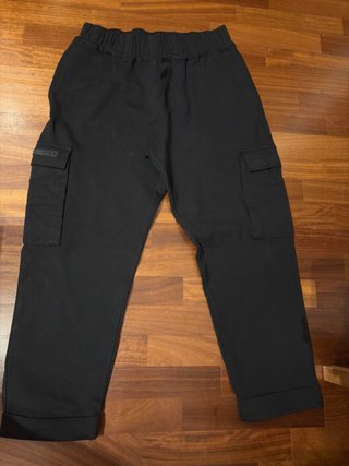 Pantaloni cargo neri Wolm