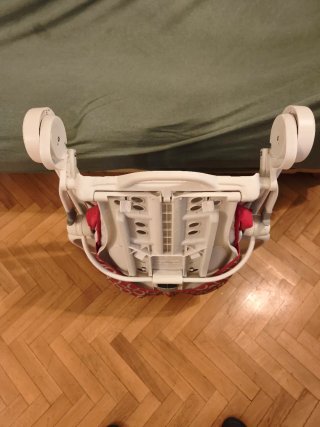 Trona Chicco Plegable blanca y roja
