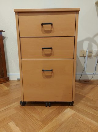 Cajonera IKEA Madera Marrón con Ruedas