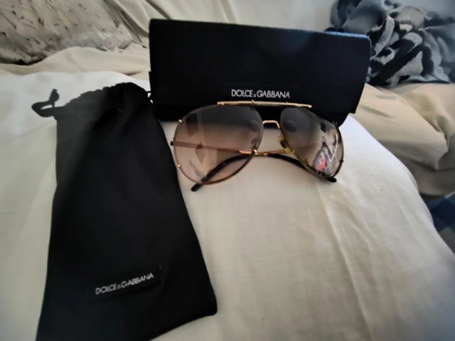 Gafas Aviador Dolce&Gabbana Marrón y Dorado