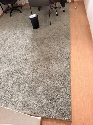 Alfombra grande gris