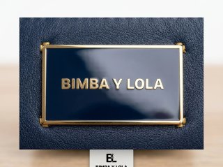 Cartera / Billetera azul marino Bimba y Lola