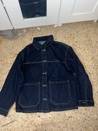 Chaqueta tejana azul