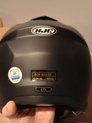Casco de Moto HJC Negro Mate Talla XS