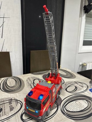 Lote Camiones Juguete: Bomberos, SWAT, Excavadora