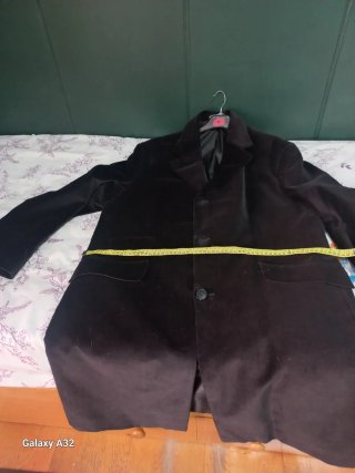Abrigo de caballero negro