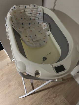 Bañera bebé plegable con soporte
