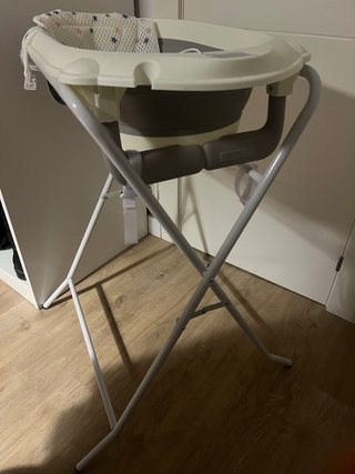 Bañera bebé plegable con soporte