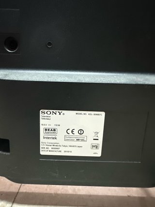 Televisión Sony BRAVIA 50 pulgadas