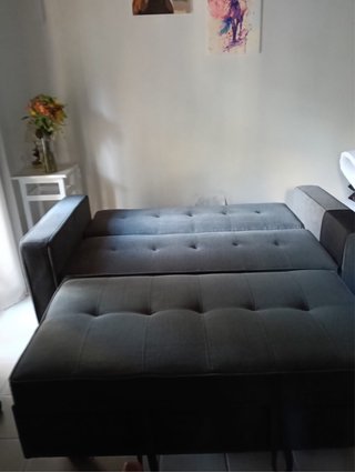 Sofá Cama Gris 2 Plazas hay que venir a recogerlo