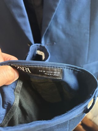 Traje Azul Zara Talla M