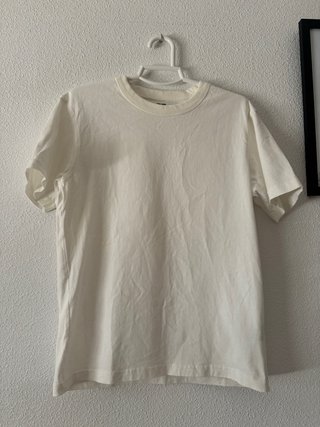 Camiseta Blanca Oversize H&M Talla M