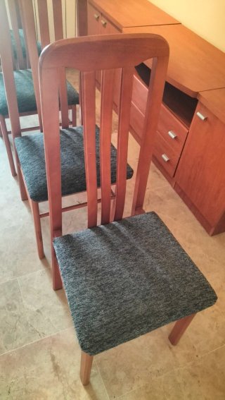 Set de 4 Sillas de Comedor de Madera