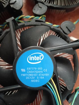 3 Ventiladores CPU Intel