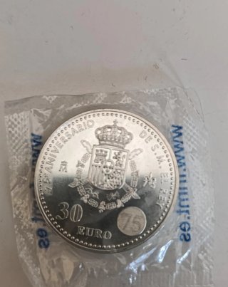 Moneda Plata 30 Euros 2013 - 75º Aniversario, "2"