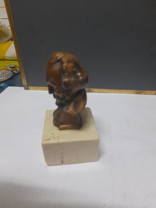 Busto de Bronce sobre Base de Mármol De Fco. GOYA