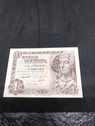 Billetes 1 Peseta Banco de España años: 48, 51, 53