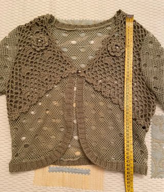 Chaqueta Torera Calada Verde