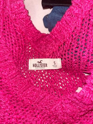 Jersey Rosa de Punto de Hollister