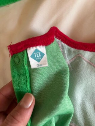 Disfraz Elfo Bebé Navidad 3 meses