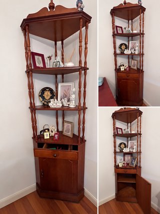 Mueble esquinero alto madera