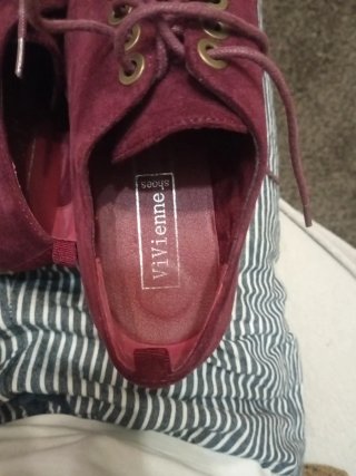 Zapatos granates talla 38