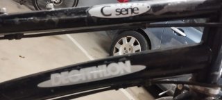 Bicicleta de paseo Decathlon negra