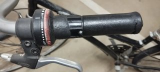 Bicicleta de paseo Decathlon negra
